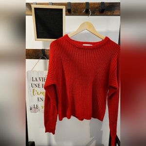Terranova Red Knitted Sweater